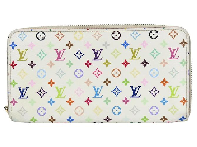 Louis Vuitton Zippy wallet Monogram long wallet White Cloth  ref.2539043