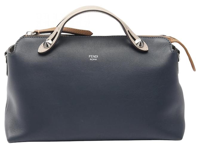 Fendi BY THE WAY MEDIUM Leather Handbag Green  ref.2539356