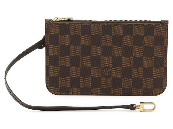 Pochete Neverfull Damier Louis Vuitton Marrom