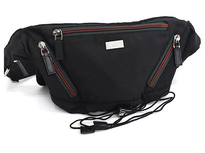 Borsa a corpo Gucci Tom Ford Nylon Web Nera Nero