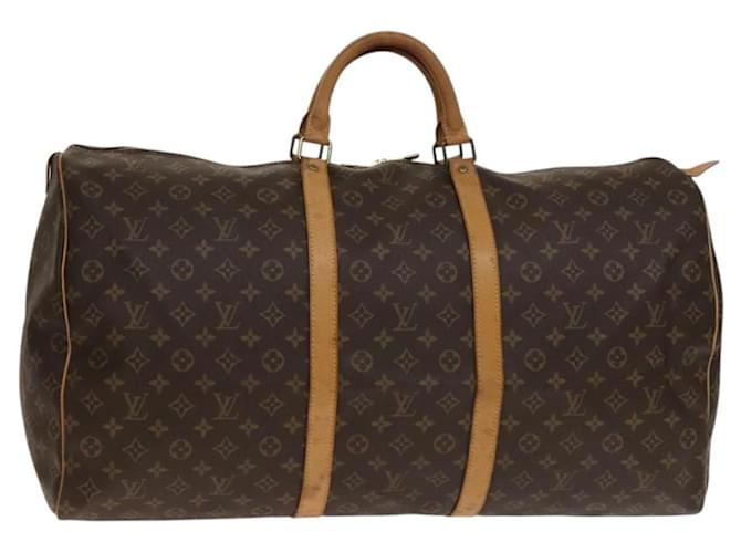 Louis Vuitton Keepall Bag Monogram Canvas 60 Brown Cloth  ref.2539790