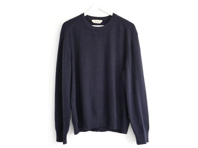 Ermenegildo Zegna Blauer Cashmere-Pullover von Zegna