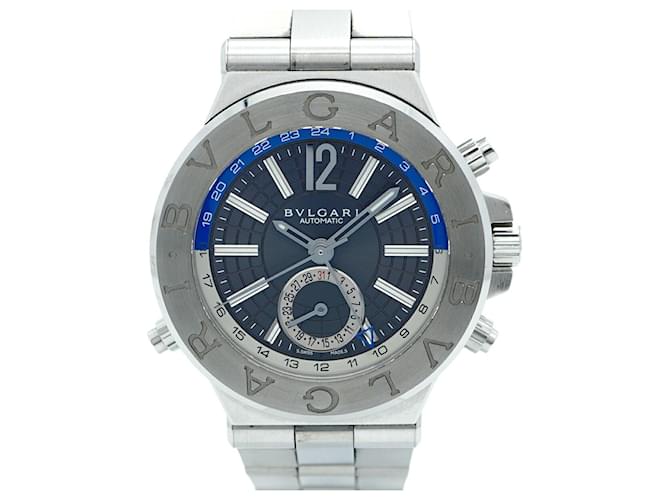 Bulgari Bvlgari Diagono DG40S Men's Gray Dial Watch  ref.2539935