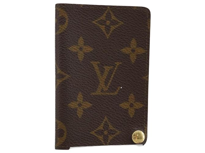 LOUIS VUITTON Monogram Porto Cartes Crdit Pression Card Case M60937 Auth th6344