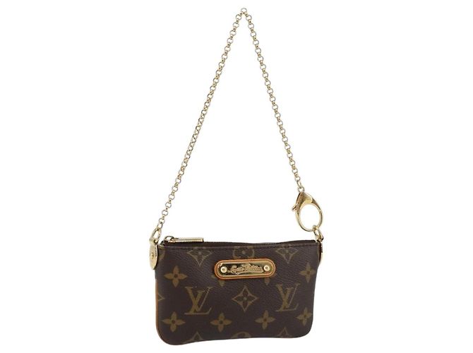 LOUIS VUITTON Monogram Pochette Mira PM Accessory Pouch M60095 LV Auth 143910V