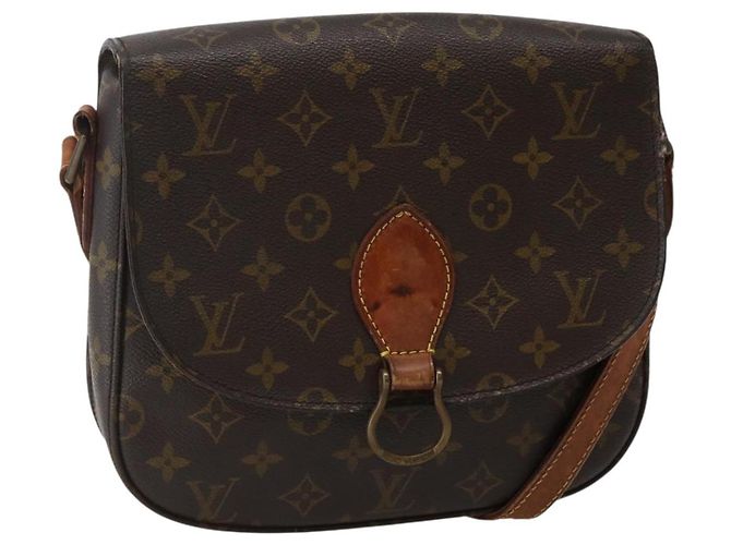 LOUIS VUITTON Bolsa de Ombro Monogram Saint Cloud GM M51242 LV Auth th6351 Monograma