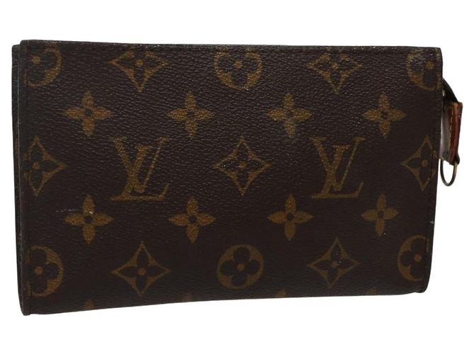 LOUIS VUITTON Monogram Bucket PM Accessory Pouch LV Auth 143278