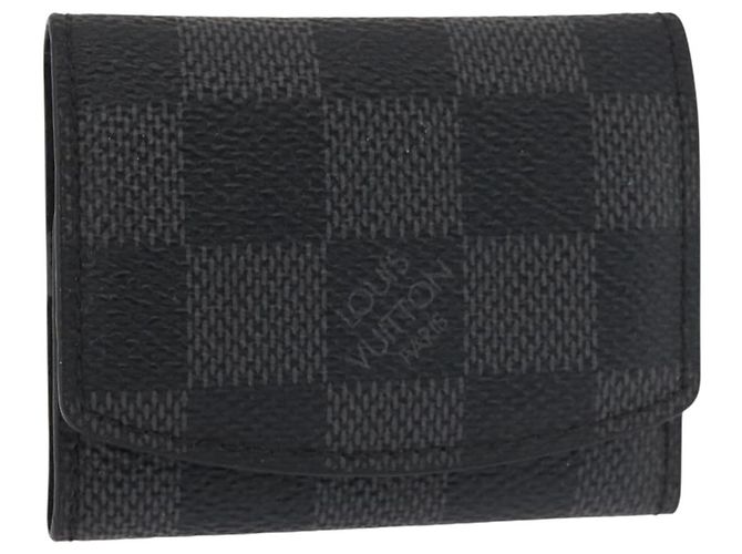 LOUIS VUITTON Funda de Pulsera Damier Graphite LV Auth 143364 Damier ebene