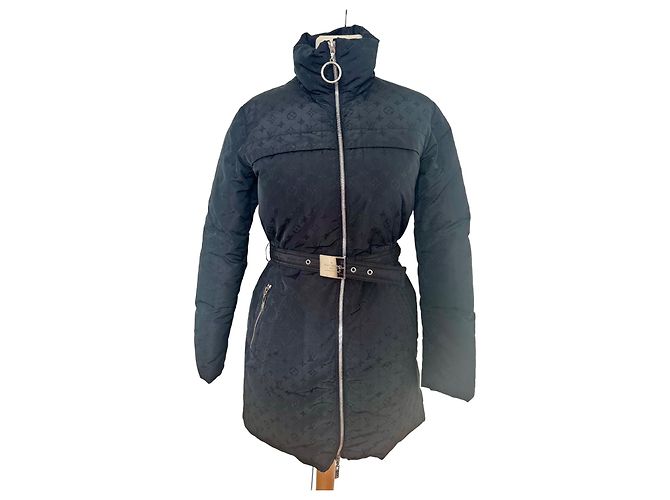 Louis Vuitton Monogram Down Jacket Black