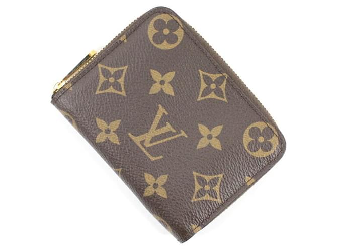 Louis Vuitton Monogram Zippy Coin Purse Brown Patent leather  ref.2541157