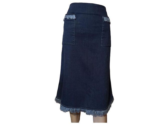 Saia jeans azul Louis Vuitton 38 IT