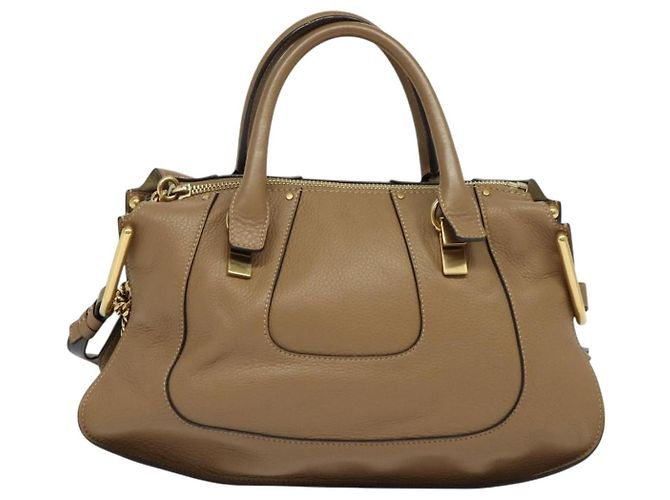Chloé Chloe Hailey Leather Bege