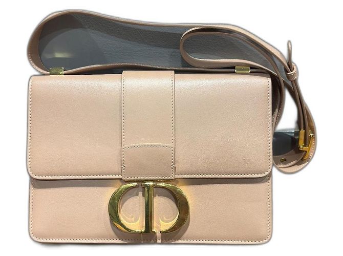 Sac à main Dior 30 Montaigne en cuir rose