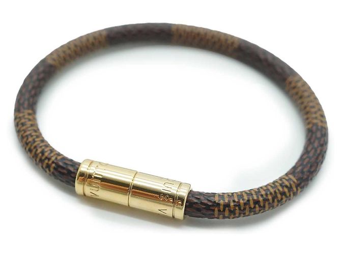 Louis Vuitton Pulseira Keep It Damier Ebene 17 Marrom
