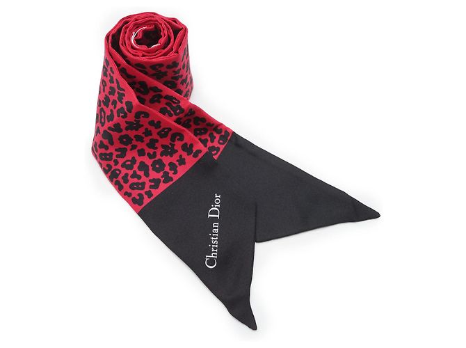 Twilly Dior de seda rosa