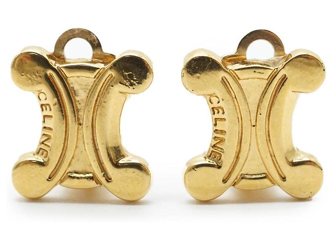 Orecchini Céline Triomphe dorati D'oro 