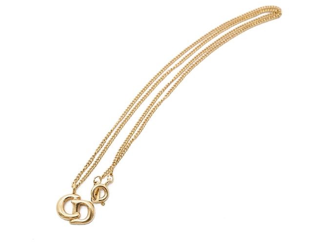 Dior Collana in oro con logo CD D'oro 