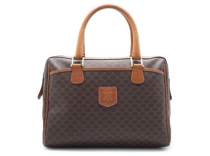 Céline Sac à main Macadam Boston Marron