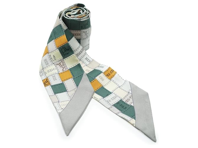 Hermès Silk Twilly Bolduc Au Carre Multiple colors  ref.2542210