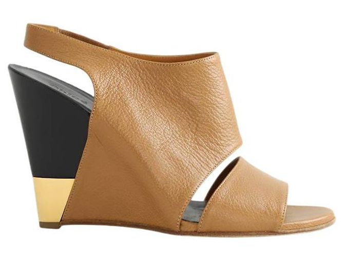 Chloé Camel leather heels