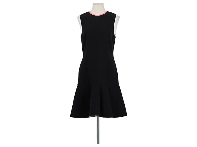 Fendi Vestido de algodón negro