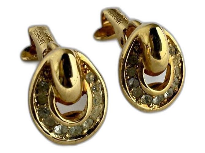 Orecchini a clip Christian Dior Design D'oro