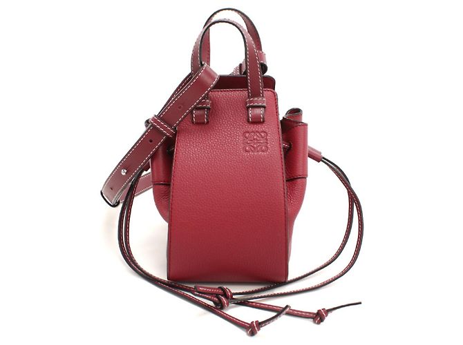 Borsa a Spalla Hammock Mini Loewe Rosso