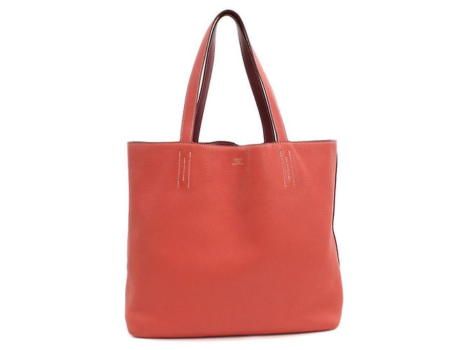 Hermès Hermes Double Sens 36 Tote Bag Pink