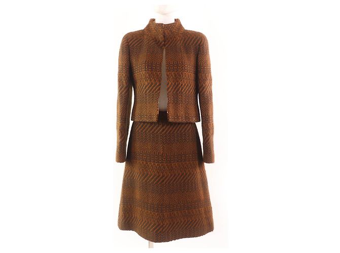 Set due pezzi in tweed COCO di Chanel Marrone
