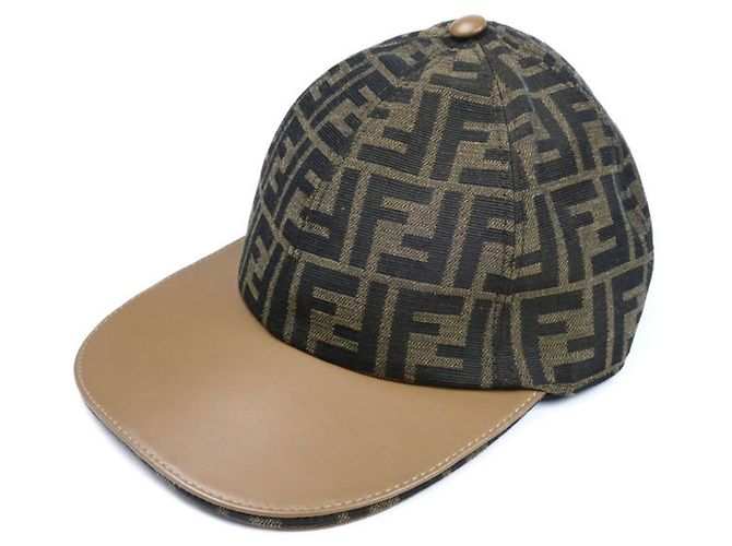 Boné de beisebol Fendi Zucca