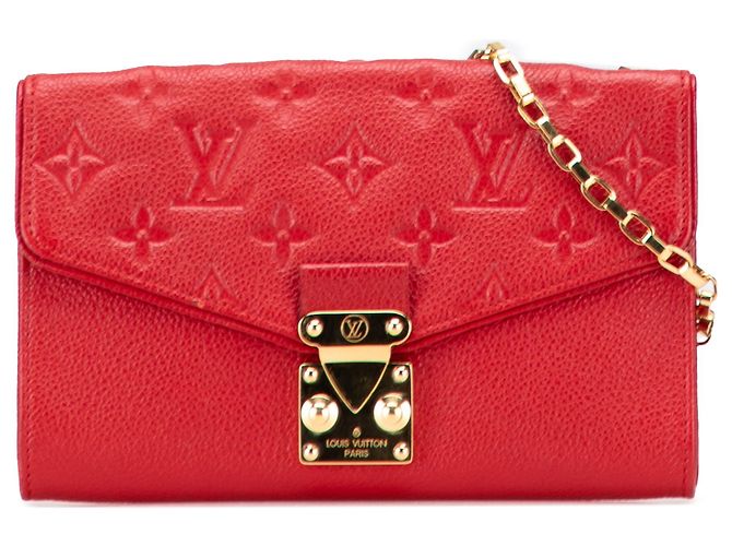 Pochette Saint Germain in Monogram Empreinte Rosso di Louis Vuitton