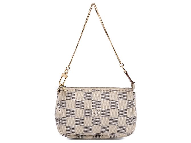 Mini Pochette Accessoires Damier Azur Branco Louis Vuitton
