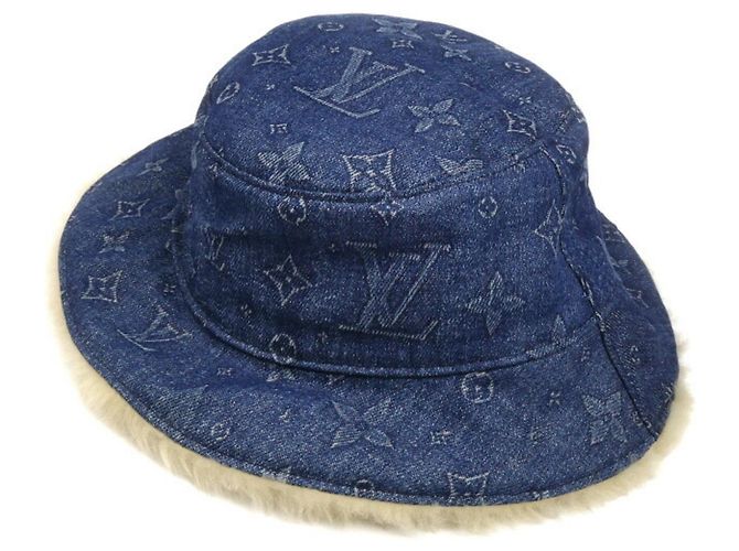 Louis Vuitton Blue Bucket Hat