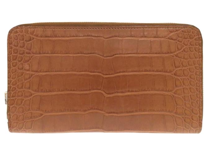 Louis Vuitton Zippy Organizer Long Wallet Silvery Leather  ref.2544395