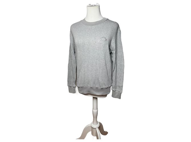 Vintage Dior Rundhals-Pullover grau M