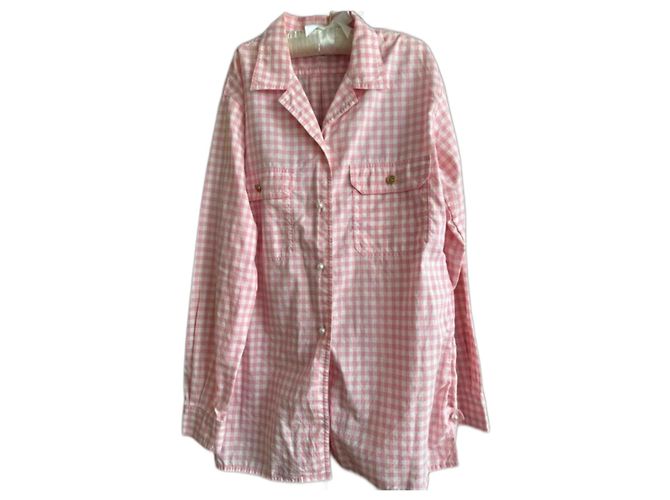 Cambon Chanel Tops Rosa Algodón