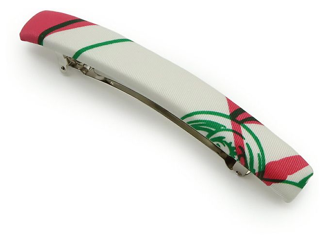 Clip para el cabello Eclipse GM de Hermès Rosa Blanco Verde