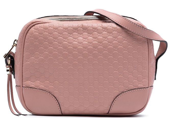 Bolsa transversal Gucci Pink Microguccissima Bree Rosa