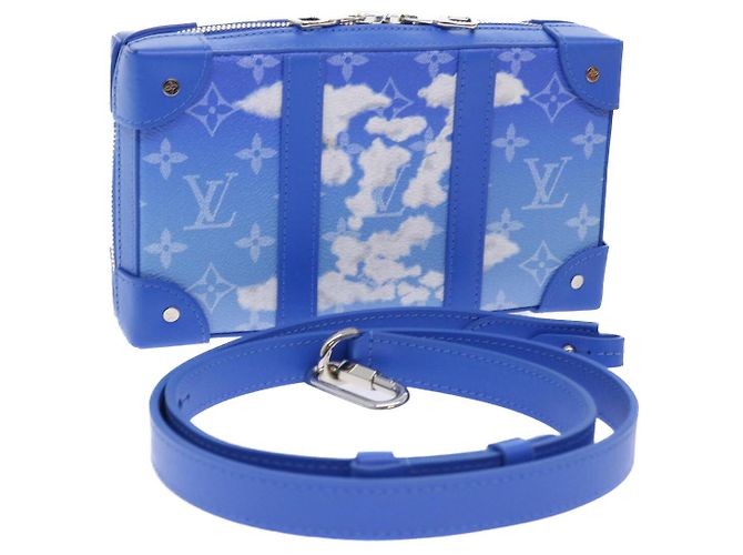 Cartera Soft Trunk Louis Vuitton Edición Limitada Monogram Clouds Azul