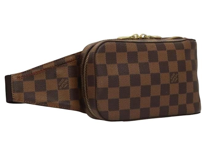 Louis Vuitton Geronimos Waist Bag Damier Brown Cloth  ref.2546330