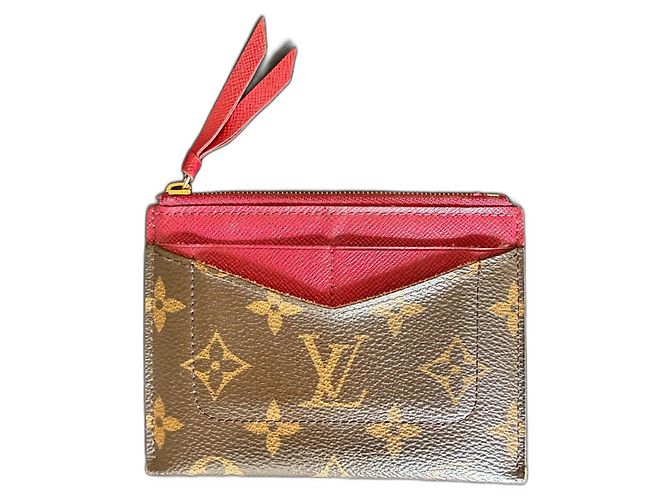 Louis Vuitton Monederos, carteras, estuches Castaño