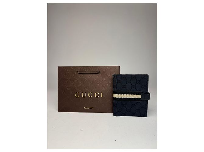 Vintage Gucci Monogram Organizer Black