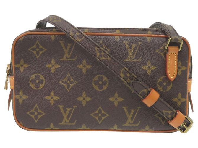 Bolso de Hombro Monogram Marly de Louis Vuitton Castaño