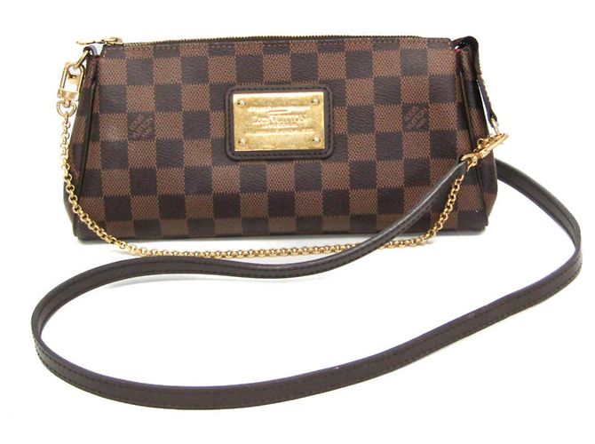 Bolsa Louis Vuitton Damier Eva N55213 Marrom Damier ebene