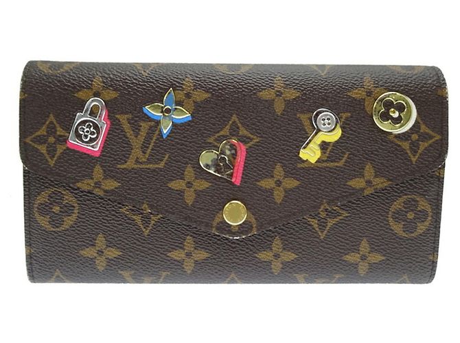Louis Vuitton Zippy Geldbörse Damen Lang M64117 Braun Monogramm