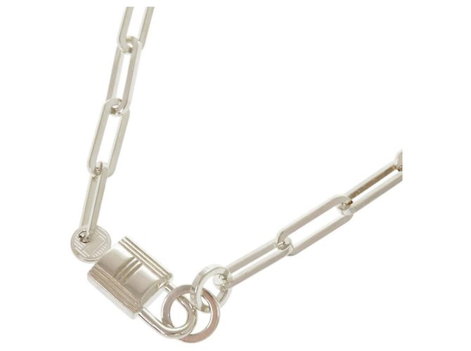 Hermès Colar Hermes Alpha Kelly em Prata 925 