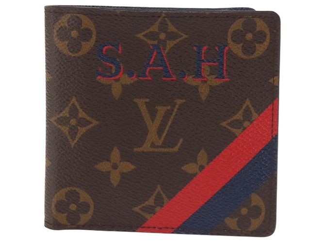 Louis Vuitton Marco Wallet NM Monogram Canvas Brown