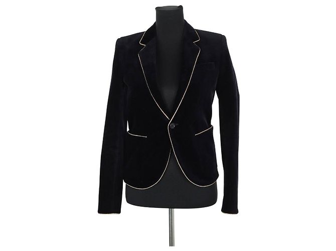 Saint Laurent Black velvet blazer
