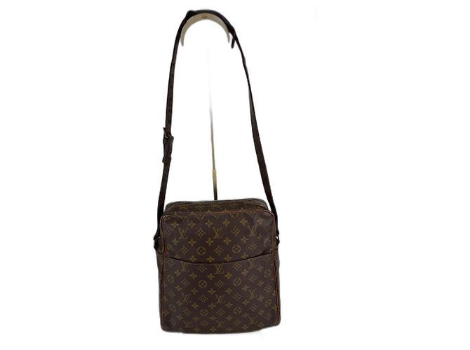 Bolso cruzado Marceau de cuero Louis Vuitton, cuero marrón, 275 Castaño