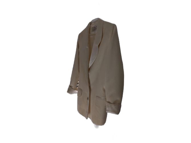 Autre Marque Giacca Thomas Starzewski in crepe di lana beige